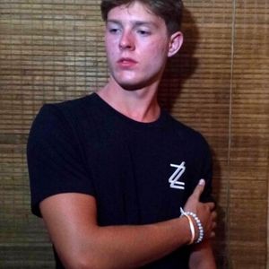 Unisex Embroidered T-shirt w/ Enlarged Logo Black